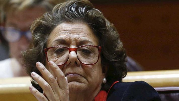 Telediario 1 - Los dirigentes del PP se muestran satisfechos por el expediente que el partido ha abierto a Rita Barberá
