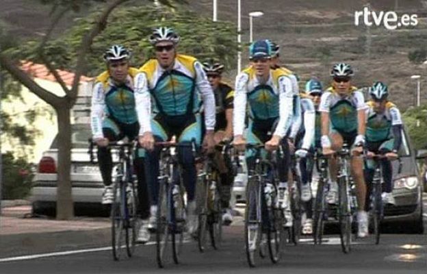  - Armstrong ya entrena con Astana