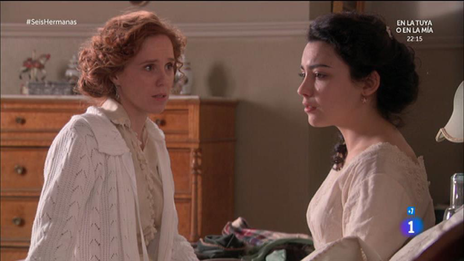 Seis Hermanas- Elisa sufriendo por el amor del mozo