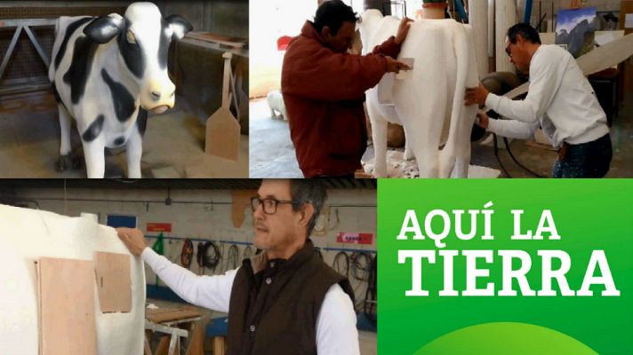 Aquí la Tierra - La vaca de Aquí la tierra ¡toda una manualidad!