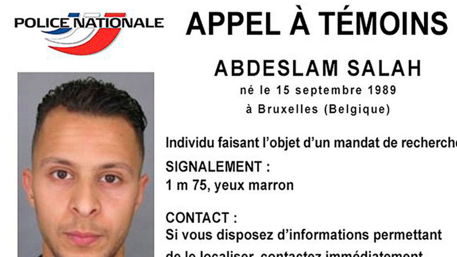 Perfil de Salah Abdeslam, el terrorista más buscado de Europa | Ver