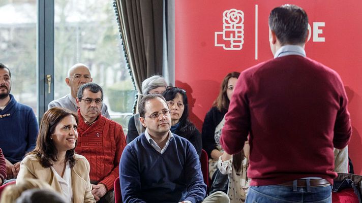 Telediario 1 - César Luena no entiende que Rajoy siga en funciones