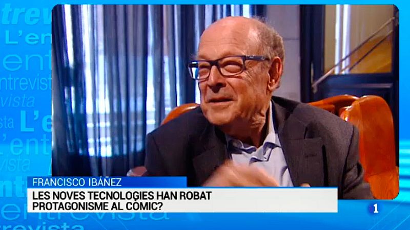 L'Entrevista de l'Informatiu Cap de Setmana: Francisco Ibáñez, dibuixant - 19/03/2016