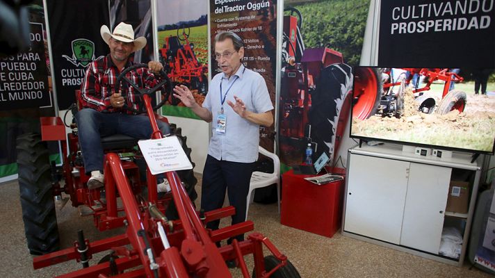 Telediario 1 - El tractor Oggun, símbolo de la liberalización de los productos de EE.UU. en Cuba