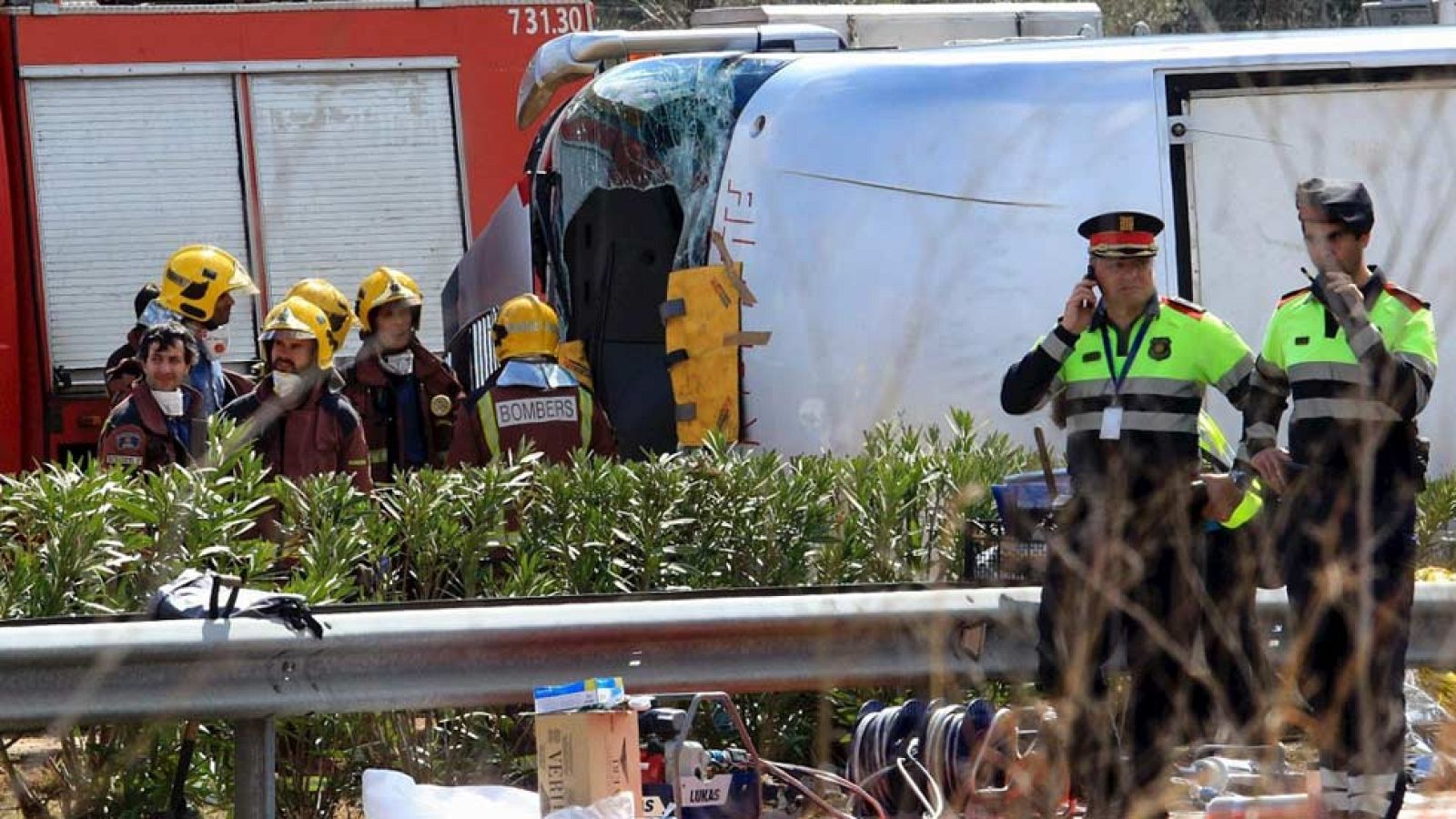 El conductor del autobús siniestrado da negativo en las pruebas de alcohol y drogas