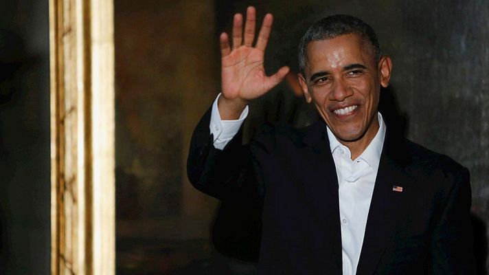 Telediario 1 - Obama se reunirá con Raúl Castro en la segunda jornada de su viaje a Cuba