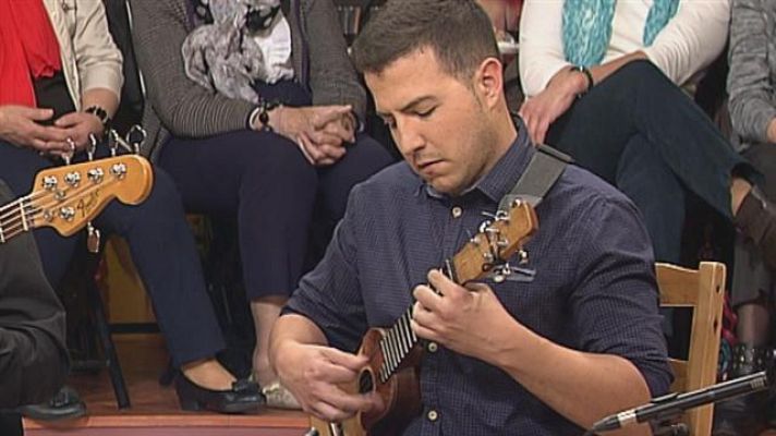 Tenderete - Tenderete - 20/03/2016 con el grupo Terreguero y el timplista Víctor Estárico