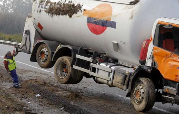  - Accidentes en cadena en la AP-9