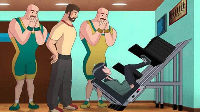 The Case of the Calamitous Gym - Cuatro amigos y medio en inglés | Watch