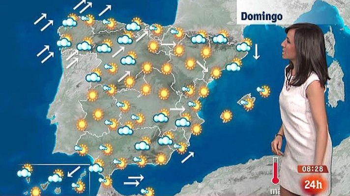 El tiempo - Vientos fuertes al final del día en zonas de Galicia y área Cantábrica