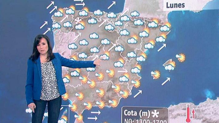El tiempo - Temporal de viento y oleaje en el Cantábrico