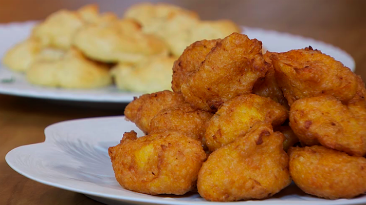 RTVE Cocina - Receta de buñuelos de calabaza y de queso
