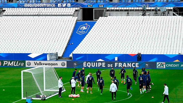 Telediario 1 - Francia regresa a Saint Denis bajo fuertes medidas de seguridad