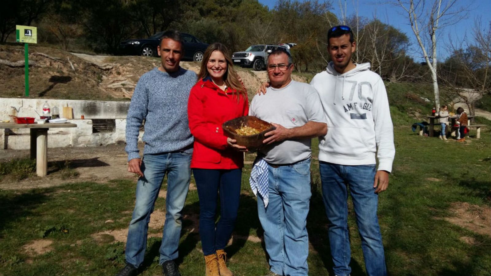 Sopa para comer con el tenedor