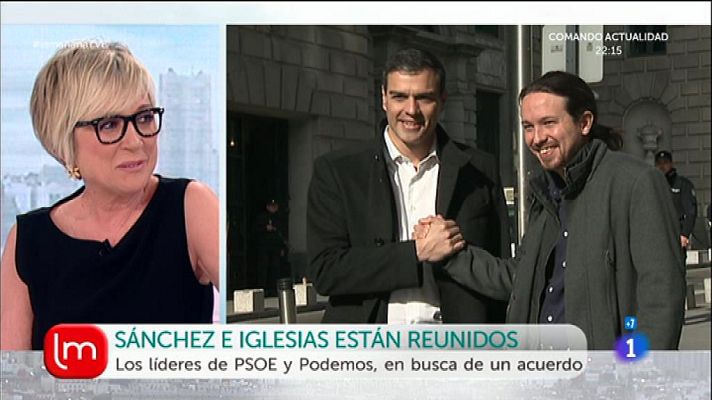 La mañana - Pedro Sánchez y Pablo Iglesias, reunidos