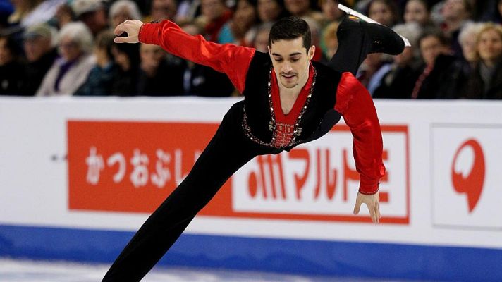 Telediario 1 - Javier Fernández, segundo en el programa corto del Mundial