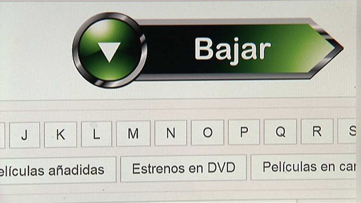 Telediario 1 - Más del 87% de los contenidos consumidos por Internet en España en 2015 fueron ilegales