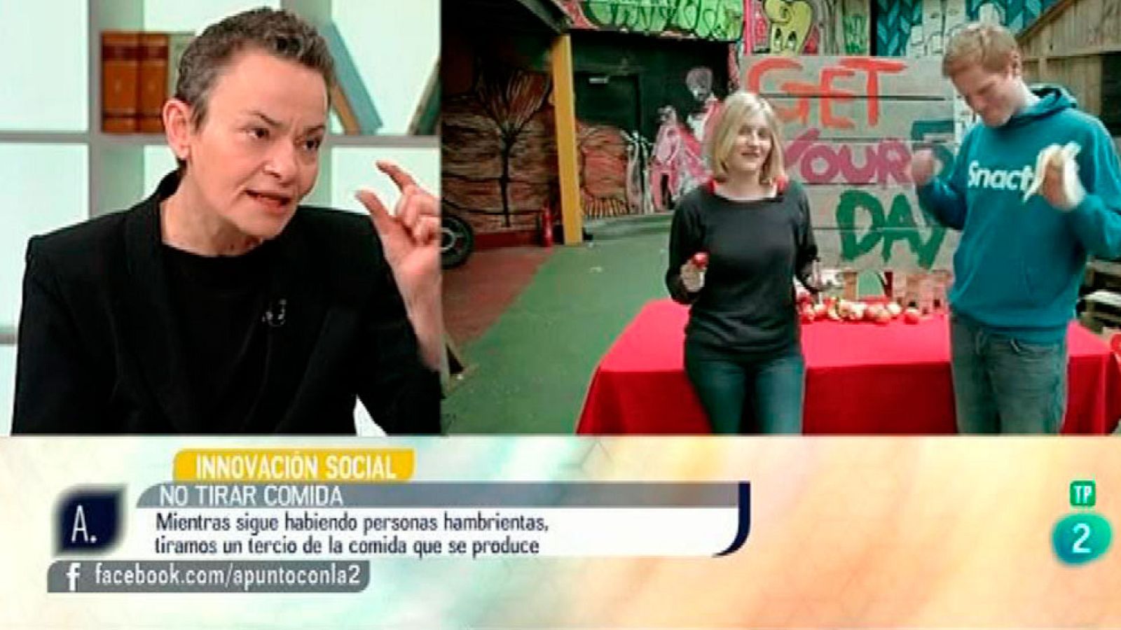 A punto con La 2 - Innovación ciudadana -  El despilfarro alimentario