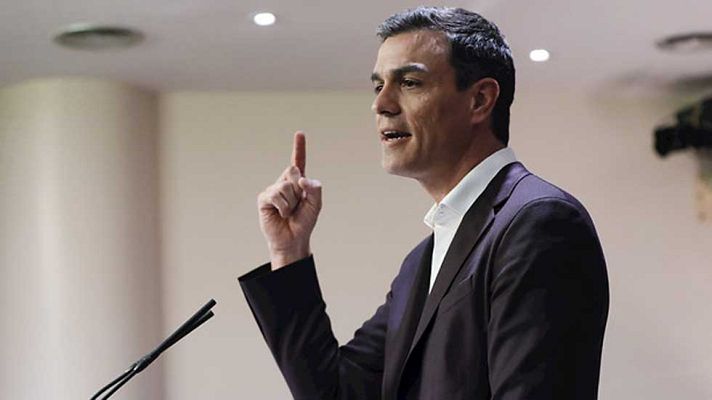 Telediario 1 - El PSOE anuncia que las reuniones con C's y Podemos se iniciarán la próxima semana