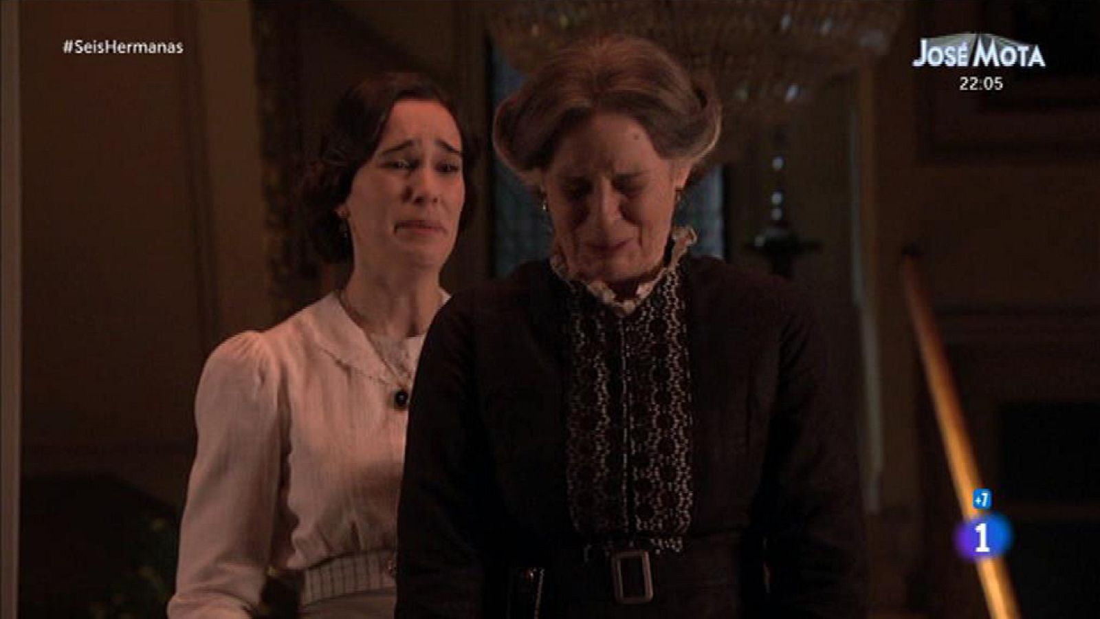 Seis Hermanas - Adela le comunica a Rosalia la muerte de Benjamín