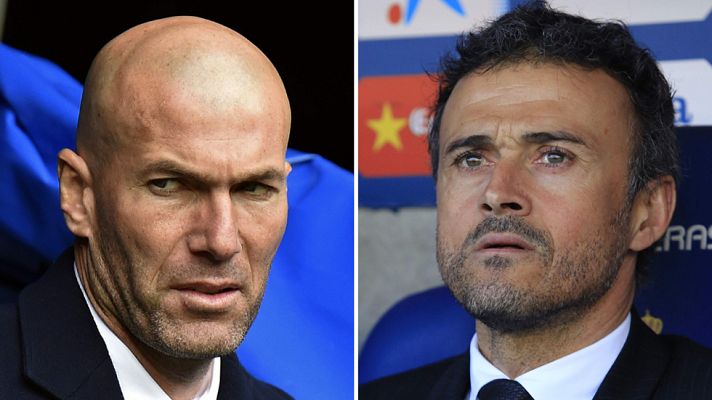 Telediario 1 - Luis Enrique - Zidane, nuevo duelo de entrenadores en un Clásico