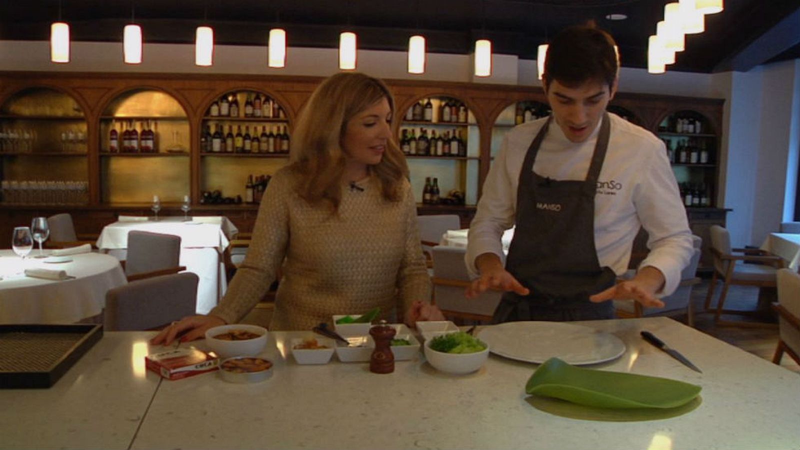 Alta gastronomía con latas