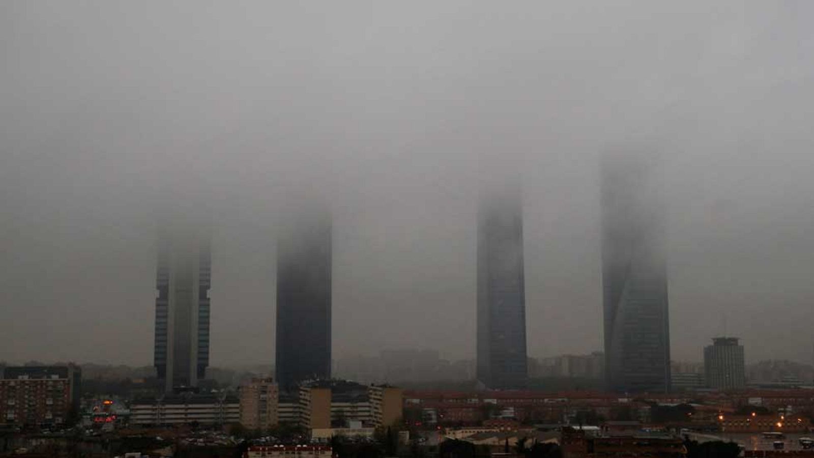 Lluvia y frio en toda la península
