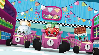 Un rally con carros de la compra - Shopkins | Ver