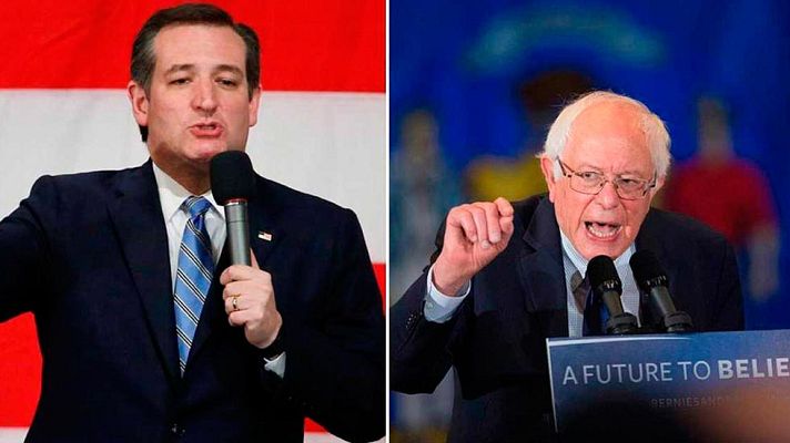 Telediario 1 - Ted Cruz y Bernie Sanders sorprenden en Wisconsin