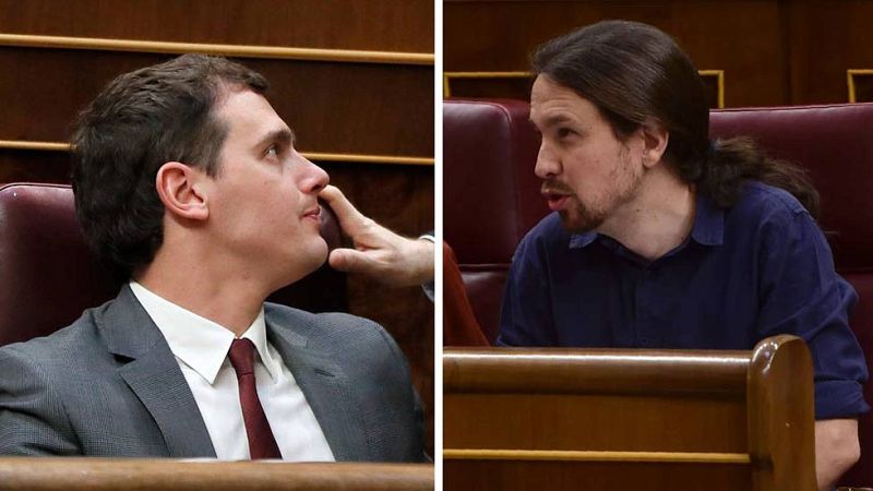 Iglesias y Rivera se enzarzan en el Congreso por el "cuñadismo ideológico"
