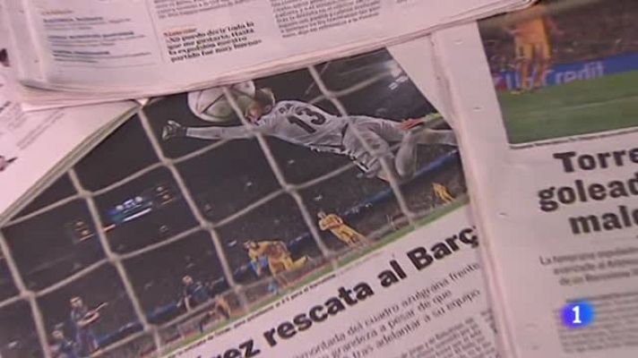 Telediario 1 - La polémica del Barça-Atlético llega a la prensa internacional