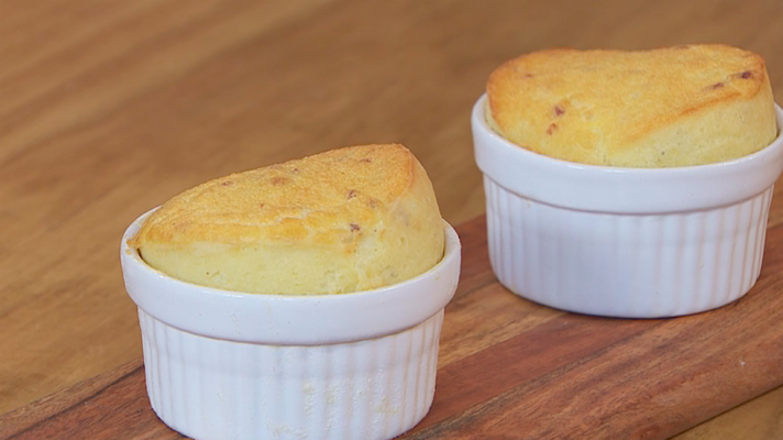 RTVE Cocina - Receta de suflé de patata y jamón