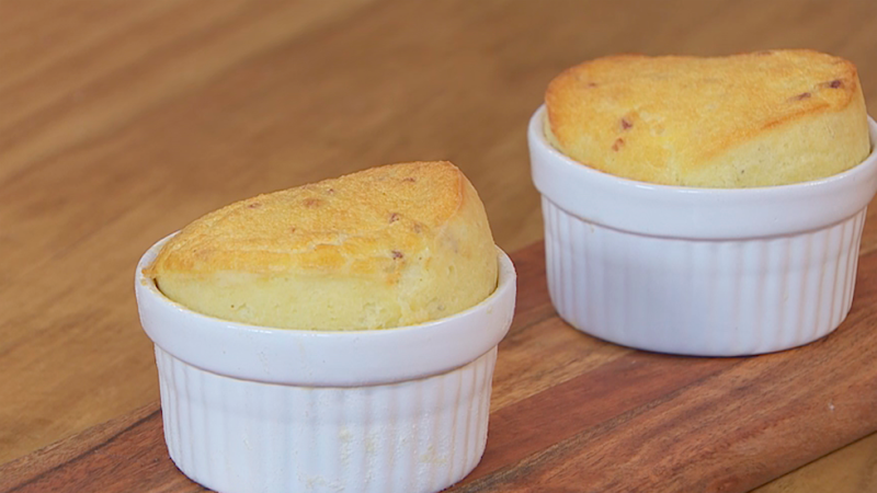 Torres en la cocina - Receta de suflé de patata y jamón