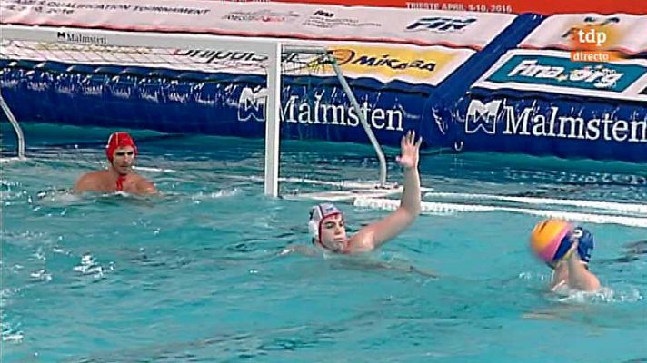 Waterpolo - Clasificación Masculino JJ.OO.: España - Kazakhstan