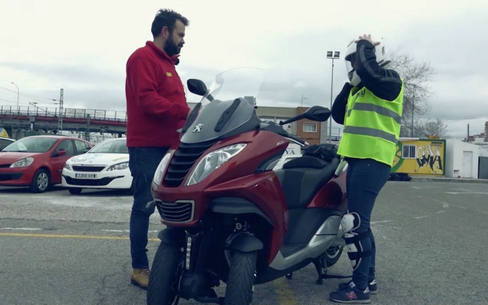 'Laboratorio' - Moto de tres ruedas