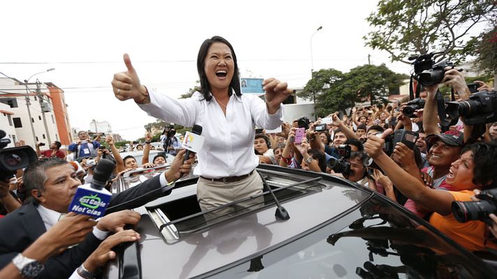Telediario 1 - Keiko Fujimori gana la primera vuelta de las elecciones presidenciales en Perú