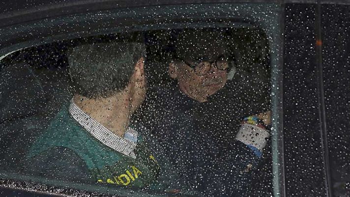 Telediario 1 - La detención de Mario Conde se precipita por una querella presentada por la Fiscalía Anticorrupción