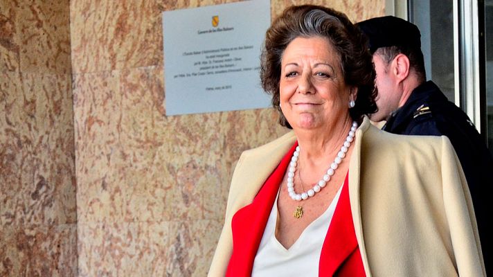 Telediario 1 - Barberá declara que se reunió con Urdangarin para negociar el Valencia Summit