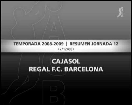 Baloncesto en RTVE - Cajasol 68-74 Barça