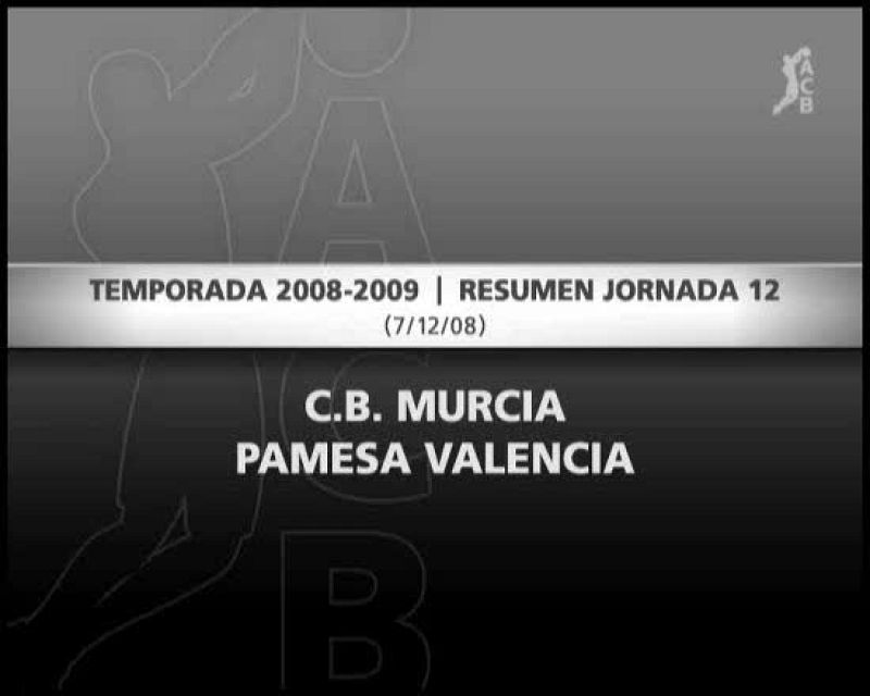 CB Murcia 68-75 Pamesa Valencia - Baloncesto en RTVE | Ver