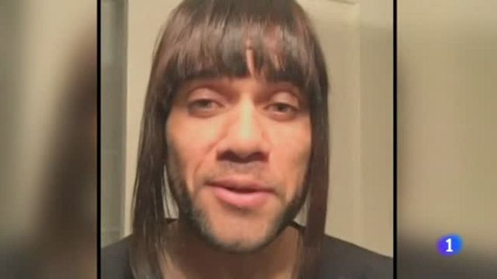 Telediario 1 - Dani Alves vuelve a desatar la polémica tras la eliminación del Barça en Champions