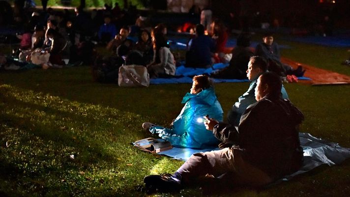 Telediario 1 - Nuevo terremoto en el sur de Japón solo un día después