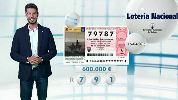 Loterías - Lotería Nacional - 16/04/16