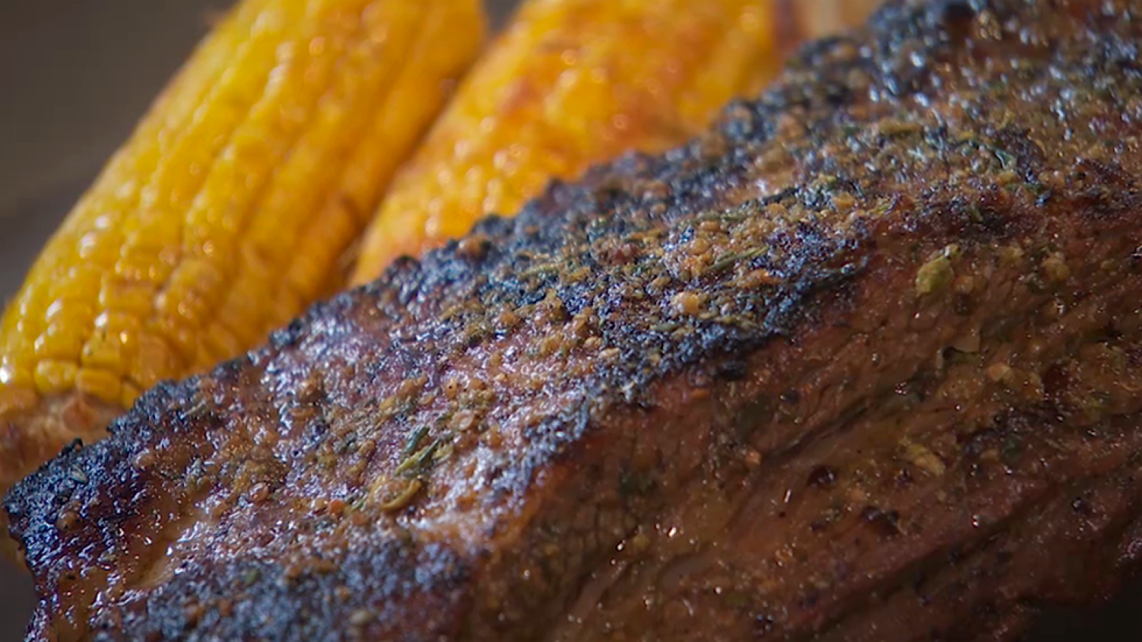 Costilla de buey al carbón