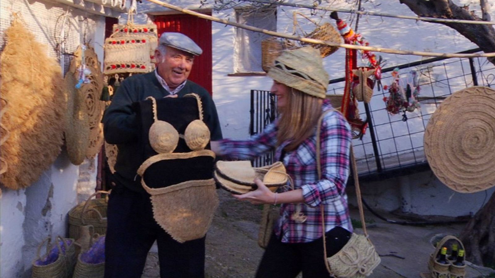 Pura artesanía con pita