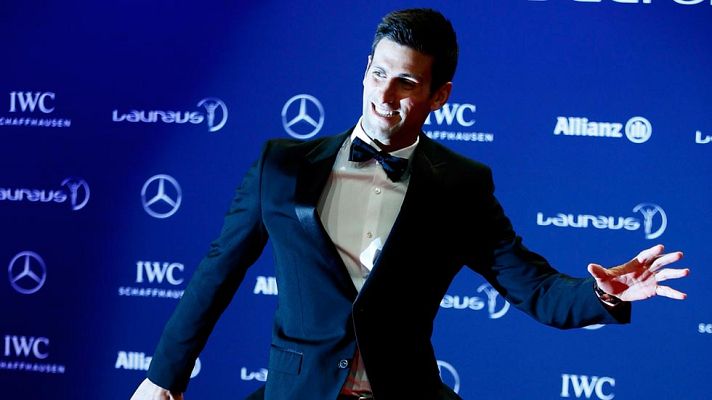 Telediario 1 - Djokovic y Serena Williams, los grandes vencedores de los Laureus