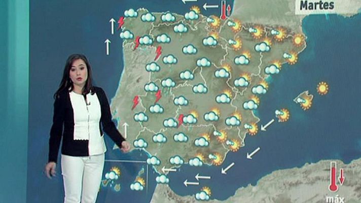 El tiempo - Vuelve la lluvia fuerte a Galicia y el Sistema Central