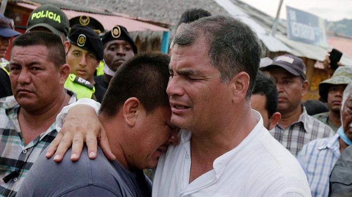Telediario 1 - Ecuador: los fallecidos son ya 413