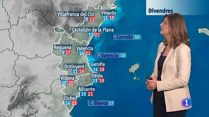 L'informatiu - Comunitat Valenciana - El tiempo en la Comunidad Valenciana - 21/04/16