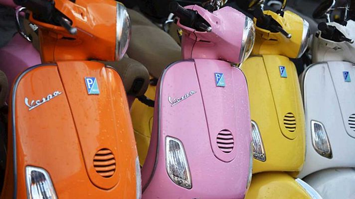 Telediario 1 - La Vespa cumple 70 años